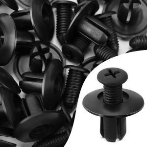 8mm Hole Car Bumper Door Trim Panel Clip Fastener For citroen c4 c2 c5 c3 ds Jumpy Dispatch SpaceTou