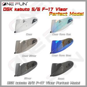 OGK Kabuto Aeroblade 5/6 F-17 바이크 오토바이 헬멧 포토 크로 믹 바이저 안개 방지 UV400 퀵 릴리스 듀