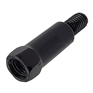 더긴 확장 검은 바이크 오토바이 후면 미러 어댑터 M8 8mm M10 10mm 반 시계 방향 오른쪽 왼손 스레드 변경