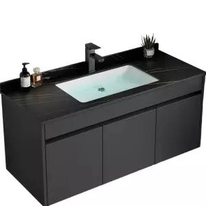 벽걸이 욕실 세면대 수납장 세트 세라믹 일체형