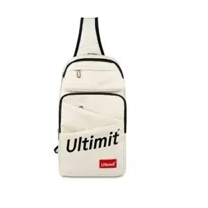 캐주얼 빅슬링백 남자 슬링백 바디크로스 가방 아이보리 (WFK43EU)