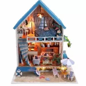 로맨틱 해변별장 조립 미니어처 공예 특성 있는 만들기 (WFJ5GIJ)