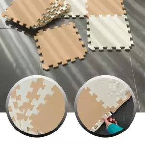 층간소음 브라운 투톤 퍼즐매트 320x320mm 10pcs 놀이방용 유아용 거실용