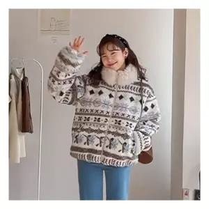 [리린]포레스 퍼탈부착 플리스안감 노르딕패턴 점퍼 1006906