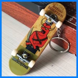 미니 손가락 끝 손가락 스케이트 보드 키 체인 손가락 끝 스케이트 보드 장난감 가방 펜던트 열쇠 고리
