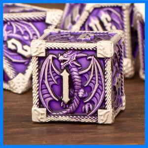 던전 앤 드래곤 DND 금속 주사위 세트 D & D 7 피스 다면체 롤 플레잉 롤 플레잉 D20 D12 D10 D8 D6 D4