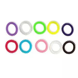 머리 스타일링 스프링 헤어밴드 여성용 고무 머리끈 (WFJ6UFV)