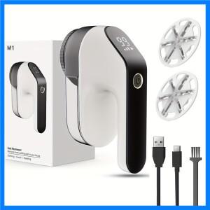 USB 충전식 펠릿 섬유 면도기 3단 속도 LED 전기 디스플레이 보풀 제거기 휴대용 털뭉치 보풀 제거기