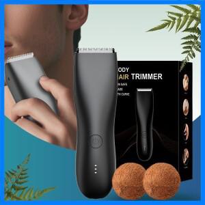 [IPX6] 남성용 사타구니/바디 트리머(SkinSafe 포함) - 민감한 피부를 위한 포일 블레이드 및 정밀 충전식