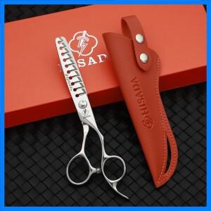 HISADA 전문 이발사 가위 치아 깎기 40%-50% 일본 수제 VG10 소재 이발소 가위 헤어 가위