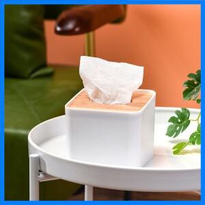 1/2 커버 사각 유럽 티슈 박스 가정 거실 사무실 독서 장소 티슈 상자에 적합