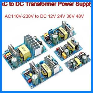 AC 110V/220V ~ DC 12V 24V 36V 48V 절연 스위치 전원 공급 장치 1A 2A 4A 6A 7A 9A 스텝 다운 변압기 베어