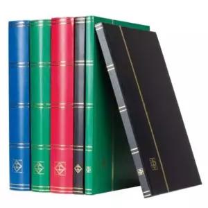 우표 수납책 기본형 블랙색 페이지 64장 표지 무광택 빨간색 D4 838198