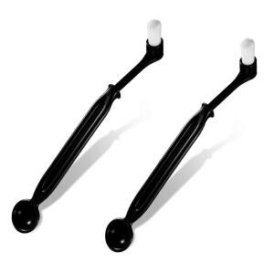 에스프레소 머신 클리닝 브러시 키트 클리너 커피 그라인더 및 가정용 주방 액세서리용 스푼 헤드가 있는 2종