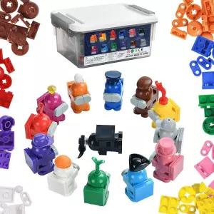 늑대인간 킬 스페이스 게임 13 에일리언 피규어 임포스터 빌딩 블록 장난감 캐릭터 모델 키트 브릭