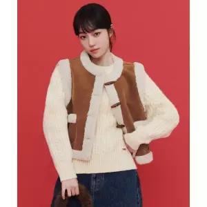 매장정품 리 LEE 우먼 볼드 케이블 니트 크림 LE2504KT66CM 141965