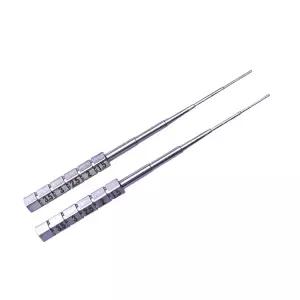 DIY 보석 제작을 위한 2Pcs 1.5-3.5mm 스테인리스 와이어 루프 맨드릴 5사이즈 점프 링 랩핑 코일링 와인딩