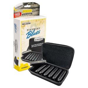 [미국배송] 호너 어코디언스 하모니카 피에몬테 블루스 7 팩 케이스 스테인리스 스틸(PBH7)