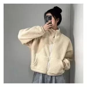 후리스 플리스 뽀글이 점퍼 자켓 집업 여성 양털 2색 950536