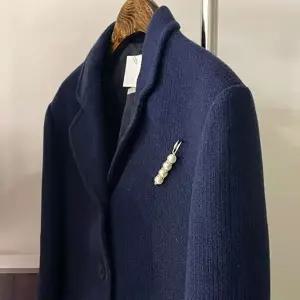 진주 브로치 큰옷핀 장식옷핀 옷핀 WFI7OS8