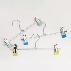 바지 집게 걸이 3개 정장 매장 옷정리 길이조절 치마 스커트