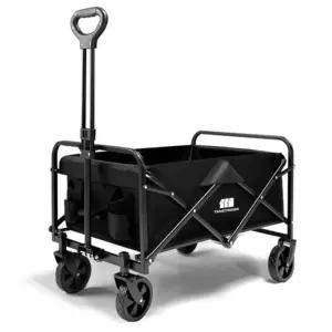 캠핑 카트 왜건 상판 미니 휴대용 블랙 접이식 대형