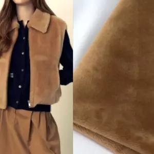 털원단 밍크퍼 극세사 천 겨울원단 플러피브라운