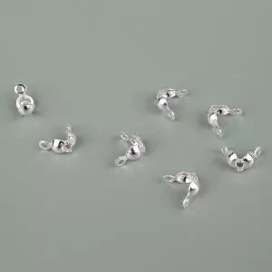 비즈공예 자재 실버 올챙이캡 키링 마감용 부자재 (WFJ6UUG)