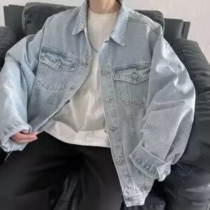 [모로엠]남성 연청 오버핏 데님 자켓 DMS JUA Q4263055_P414156216