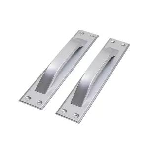 인테리어 세상 스페셜 판손잡이(40mm) P128 실버 2개