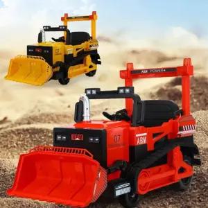 장난감 4륜 불도저 전기 타는 원격제어 전동차 미니카