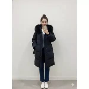 [롯데백화점]SOUP 폭스퍼후드 덕다운여성패딩  SBBDO911