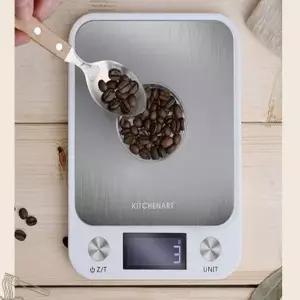 베이킹 계량 가정용 주방용 화이트 전자저울 1kg (WFK6KJG)