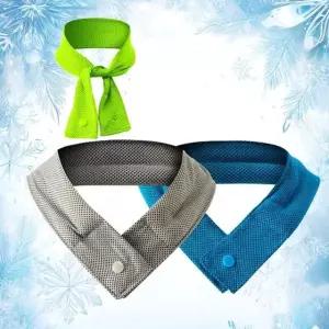 ICE 2개 쿨도리 얼음 머플러 스포츠 스카프 여름 등산 (WFJ68JM)