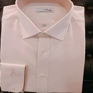 [듀퐁]듀퐁Y SE5FM21LS314SBE 마이크로 줄 도비 패턴의 뱀부 셔츠