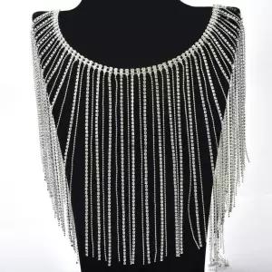 큐빅 주얼리 체인 벨리댄스 의상 소품 반짝이 허리장식