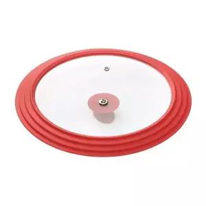 풍년 프라이팬 유리뚜껑 26-30cm 실리콘 냄비덮개 기름튐 방지 (WFK6DN3)