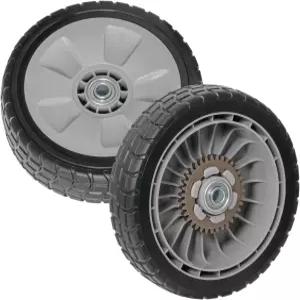 혼다 HRR216 HRT216 HRM216 HRN216 워크백 잔디깎이 8인치 뒷바퀴 교체용 XaXmTee 2개 키트