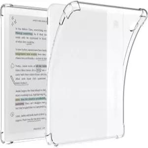 7인치 코보 리브라 컬러(2024) 전자책 리더기용 정부바 슬림 클리어 케이스 - 두꺼운 모서리 초박형 투명한
