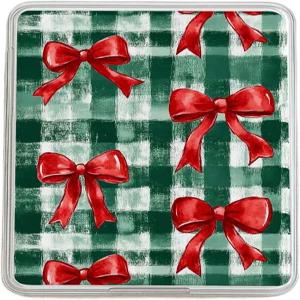 킨들 클리어 케이스용 레드 보우 크리스마스 카드 스톡 인서트 11세대 및 12세대 페이퍼화이트 컬러소프트