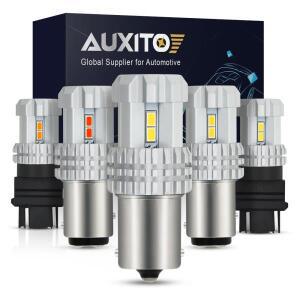 AUXITO 1400LM BA15S 1156 P21W LED 전구 자동차 리버스 라이트 7443 W21/5W WY21W BAY15D 턴 시그널 브레