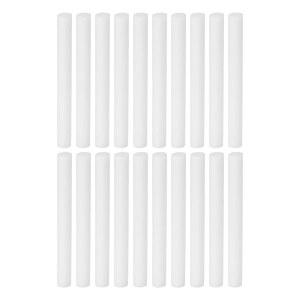 파티킬 면 필터 스틱, 20개 리필 스틱 필터, USB 미니 휴대용 디퓨저 교체용(2.76인치 x 0.28인치), 화이트