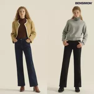 벤시몽 여성 에뚜알 기모데님팬츠 2종 택일