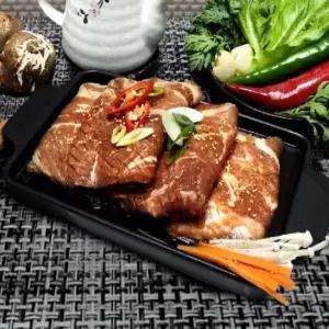 VYF 양념 돼지왕구이 (4kg 10대) 대용량 돼지갈비 숯불고기 (WFJSNX0)