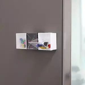 냉장고 화이트보드 파티션 마그넷 수납합 스윙케이스 냉장고자석수납함
