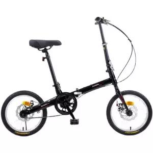 소형 경량 자전거 14인치 출퇴근 성인 미니벨로 블랙