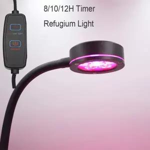 메탈라이트 어항조명 수초용 Pico Refugium LED 18W 스펙트럼 수족관 조명 타이머 90V-240V 메탈 튜브 30-5
