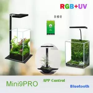 메탈라이트 어항조명 수초용 램프 Mini9pro 마그네틱 클램프 Led 라이트 RGB UV 수족관 스펙트럼 홀더 어항