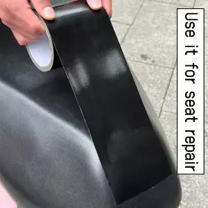 인조가죽시트지 가죽 수선패치 검은색 인조 수리 테이프 자체 접착 패치 방수 PU 쿠션 부착 바이크 오토바