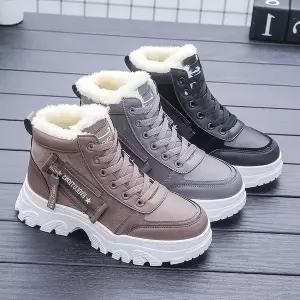 하이탑 데이드 운동화 세련된 털 WF55765